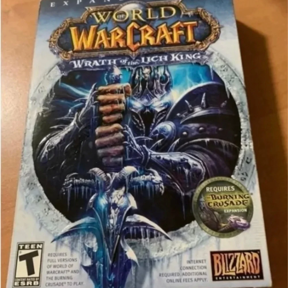 Microsoft world of warcraft games lot of 2 burning crusade/wrath of lich king